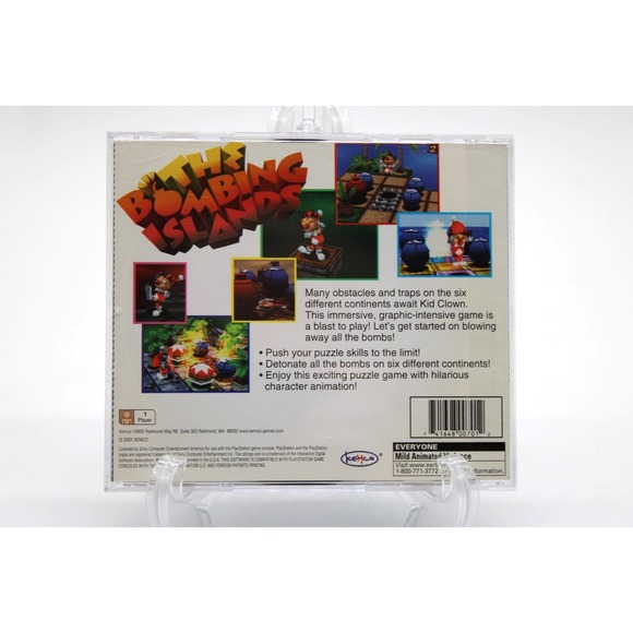 PS1 The Bombing Islands (Sony PlayStation 1, 2001) Complete w/ Manual - Picture 3 of 7